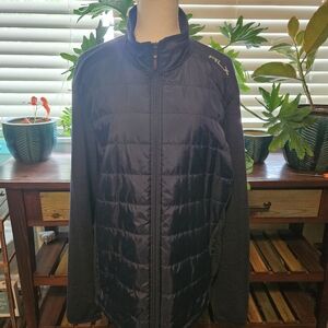 RLX Ralph Lauren Hybrid Performance Wool Quilted Full Zip Jacket Olympic Club XL